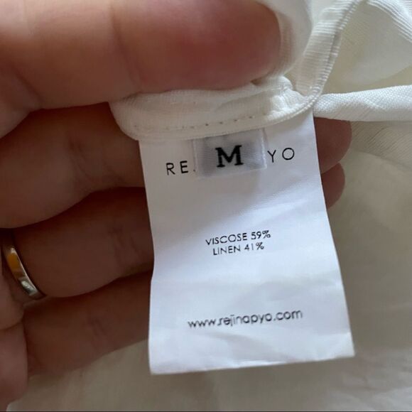Rejina Pyo Camila Cotton Blouse in White - Picture 10 of 12